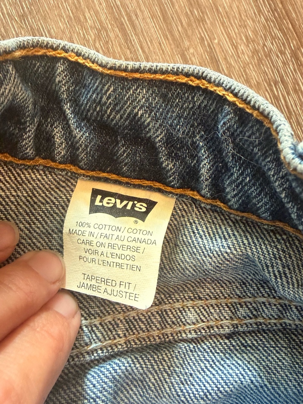 Levi's Blue Denim Jean Shorts vintage - Picture 3 of 6
